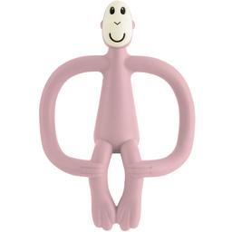Іграшка-прорізувач Matchstick Monkey Мавпочка, 10,5 см, пудрово-рожева (MM-T-010)