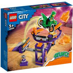 Конструктор LEGO City Задания с каскадерской рампой, 144 детали (60359)