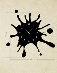 Настінний годинник Art-Life Collection, 47x47 см, чорний (1A-24-47x47_c)