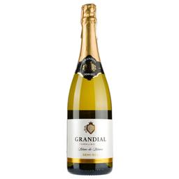Ігристе вино Les Grands Chais de France Grandial, Blanc de Blancs, біле, напівсухе, 11%, 0,75 л