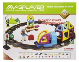 Конструктор магнитный Magplayer, 68 элементов (MPК-68)