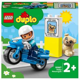 Конструктор LEGO DUPLO Поліцейський мотоцикл, 5 деталей (10967)