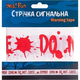 Стрічка сигнальна Yes! Fun Хелловін Zombie Zone, 10 м (974363)