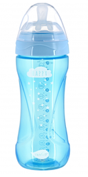 Пляшечка для годування Nuvita Mimic Cool, антиколікова, 330 мл, блакитний (NV6052SKY)