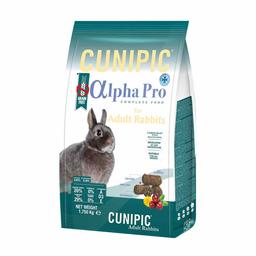 Корм Cunipic Alpha Pro для взрослых кроликов с 6 месяцев, 1,75 кг (ALCOAD2)
