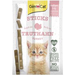 Лакомство для котят GimCat Kitten Sticks с индейкой и кальцием, 9 г