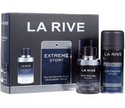 Подарунковий набір La Rive Extreme Story: Туалетна вода 75 мл + Дезодорант 150 мл