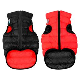 Курточка для собак AiryVest двостороння, XS30, червоно-чорна