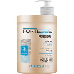 Маска Fortesse Professional Balance & Fresh, для всіх типів волосся, з дозатором, 1000 мл