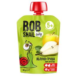 Пюре фруктовое Bob Snail Яблоко-Груша, пастеризованное, 90 г