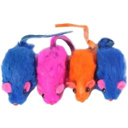 Іграшка для котів Fox Миша кольорова, 5 см, 1 шт., в асортименті