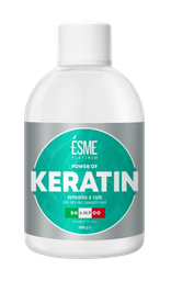 Шампунь Esme Platinum Keratin з кератином, для сухого та пошкодженого волосся, 1000 мл