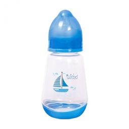 Бутылочка для кормления Lindo, с силиконовой соской, 150 мл, голубой (LI 115 гол)