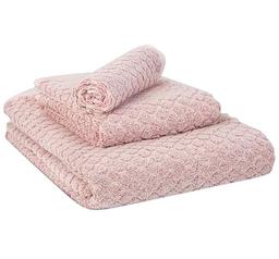 Набор полотенец Irya Jena pembe, розовый, 3 предмета (svt-2000022273923)