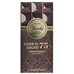 Шоколад черный Venchi 75%, 100 г (673417)