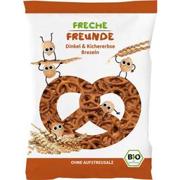Органические хрустящие крендельки Freche Freunde с нутом, 75 г (3029)