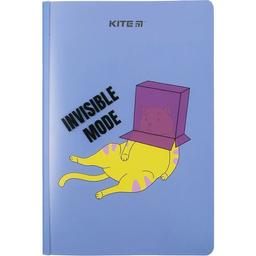 Блокнот для записів Kite Invisible mood A5+ в клітинку 40 аркушів блакитний (K23-460-3)