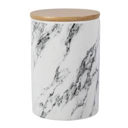 Банка Limited Edition Marble, керамика, 750 мл, белый с серым (202C-007-A3)