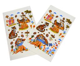 Полотенце Izzihome Тигр, махра, 350 г/м2, 60х40 см, 1 шт., разноцветный (555236)