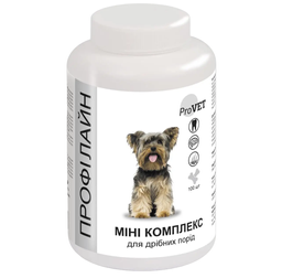 Вітамінно-мінеральна добавка для собак ProVET Профілайн Міні комплекс, 100 таблеток, 123 г (PR241881)