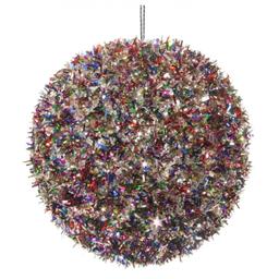 Прикраса для ялинки Shishi Куля в різнокольорових блискітках, 10 см (53772)