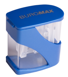 Точилка с контейнером Buromax Master Twist, синий (BM.4777-1)