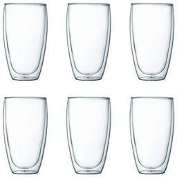 Набор стаканов Bodum с двойными стенками, 6 шт. 0,45 л (4560-10-12)