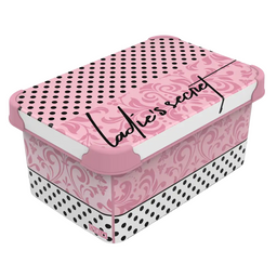 Коробка Qutu Style Box Ladies Secret, 5 л, 28,5х19х13,5 см, розовый (STYLE BOX с/к  LADIES SECRET 5л.)