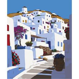Картина по номерам ArtCraft Санторини Греция 40x50 см (11238-AC)