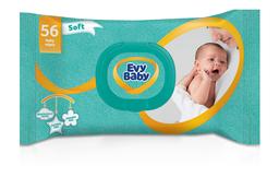 Влажные салфетки Evy Baby Soft, 56 шт.