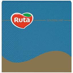 Серветки Ruta, тришарові, 33х33 см, 20 шт., лазурні