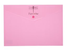 Папка на кнопці Buromax Pastel, А4, рожевий (BM.3953-10)