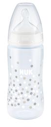 Бутылочка для кормления NUK First Choice Plus Конфетти , c силиконовой соской, р.1, 300 мл (3952365)
