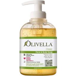 Рідке мило для обличчя та тіла Olivella на основі оливкової олії, 300 мл