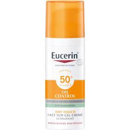 Солнцезащитный гель-крем для лица Eucerin Oil Control SPF 50 с матирующим эффектом, 50 мл