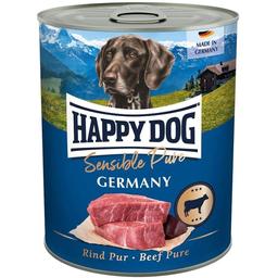 Влажный корм для собак Happy Dog Sens Pure Rind, с говядиной, 800 г