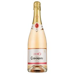 Вино ігристе безалкогольне Codorniu Zero Rose, рожеве, сухе, 0,5%, 0,75 л (92547)