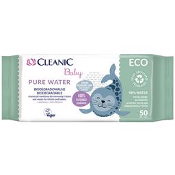 Вологі серветки Cleanic Baby Eco Pure Water 50 шт.