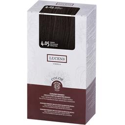 Фарба для волосся Lucens Color, відтінок 4.05 (чорний), 145 мл (110411)