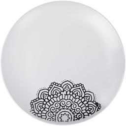 Тарелка обеденная Limited Edition Kora 25 см белая (JH5277S-2)
