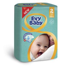 Подгузники Evy Baby 2 (3-6 кг), 32 шт.