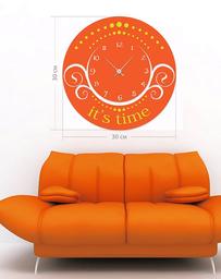 Настінний годинник Art-Life Collection, 30х30 см, помаранчевий (1A-21-30x30_pr_c)