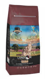Беззерновой сухой корм для кошек Landor, ягненок с бататом, 2 кг