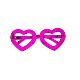 Очки карнавальные Offtop Сердце, фиолетовый (870175)