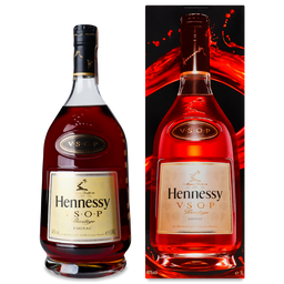 Коньяк Hennessy VSOP 6 лет выдержки, в подарочной упаковке, 40%, 1 л (10481)