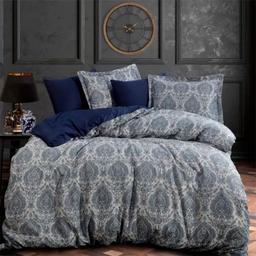 Комплект постельного белья Dantela Vita Carolina lacivert сатин жаккард евро синий (svt-2000022295345)