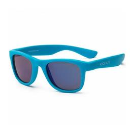 Детские солнцезащитные очки Koolsun Wave, 3+, неоновый голубой (KS-WANB003)
