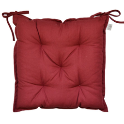 Подушка для стільця Прованс Глорія 40х40 см, бургунд (14538)