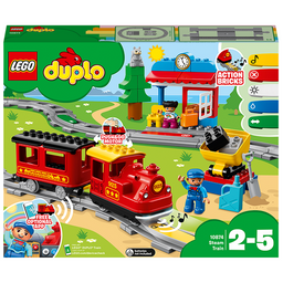Конструктор LEGO DUPLO Town Паровоз, 59 деталей (10874)