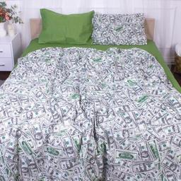 Комплект постельного белья MirSon Dollars, бязь, 210х143 см